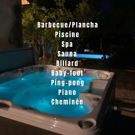Baptiste Sauna Billard Piano Ping-pong Baby-foot Piscine Pres De Bordeaux *